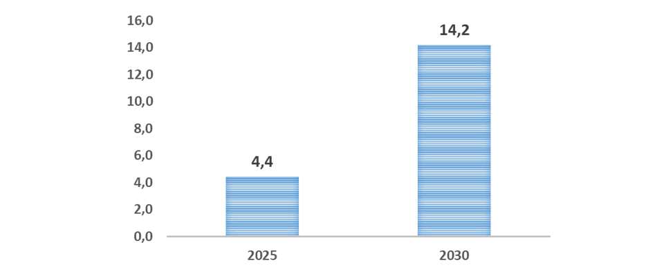 Российский рынок МЦОД в 2025–2030 гг